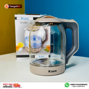 Kiam Glass Electric Kettle (1.8L Capacity)